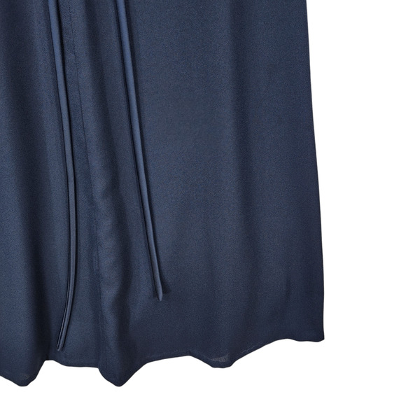 Vtg After Six Gown Womens 10 Maxi Dress Navy Blue A Line Prom Wedding Formal USA - Picture 12 of 12